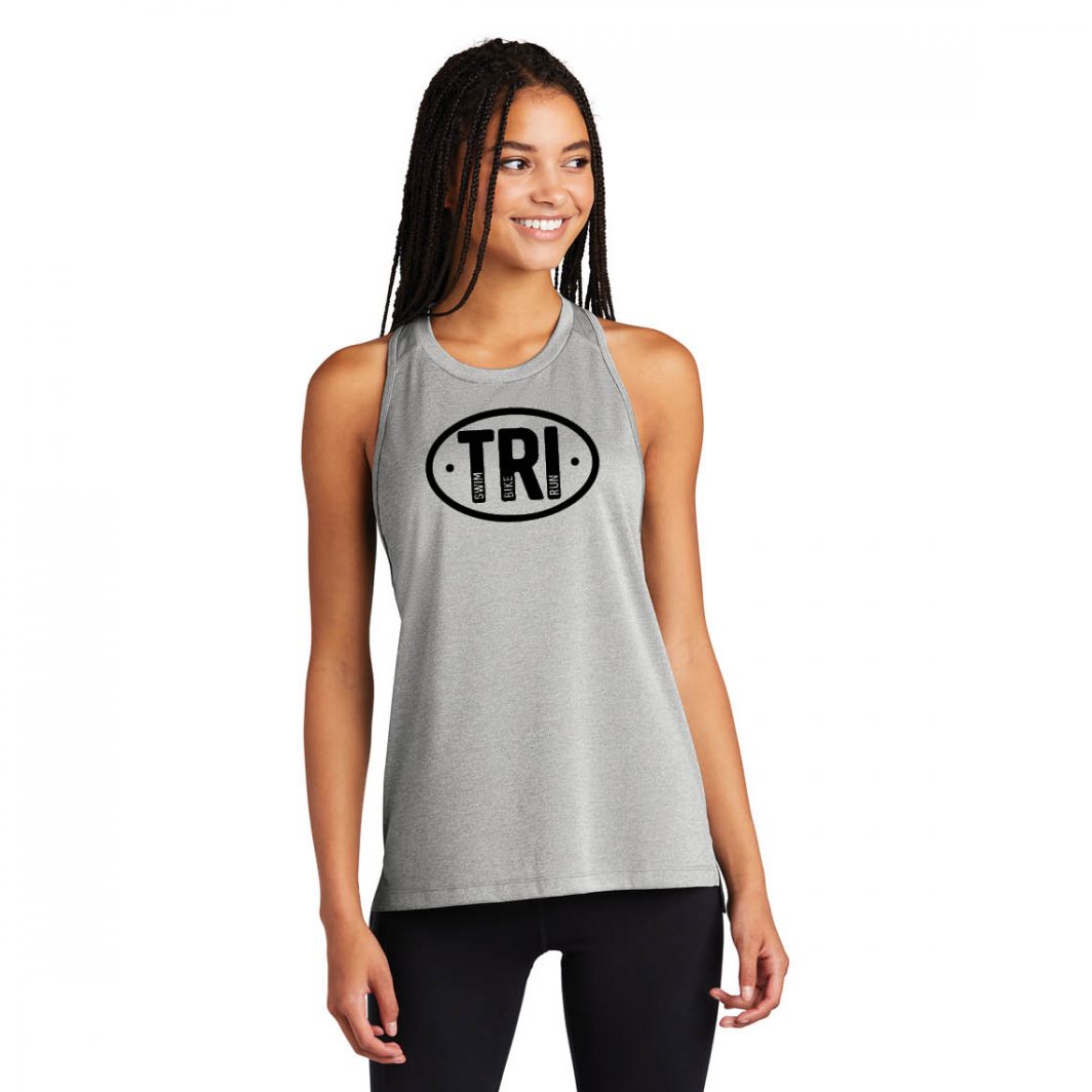 Tri Circle Ladies Racerback Tank