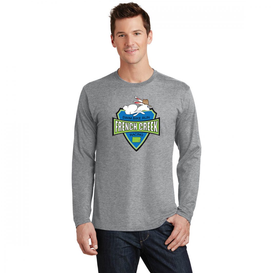 French Creek Racing Long Sleeve Athletic Heather T-Shirt