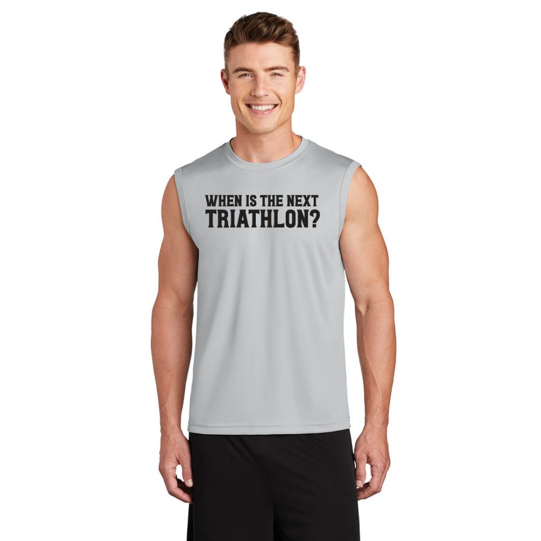 When is the Next Triathlon Men's Sleeveless Tee